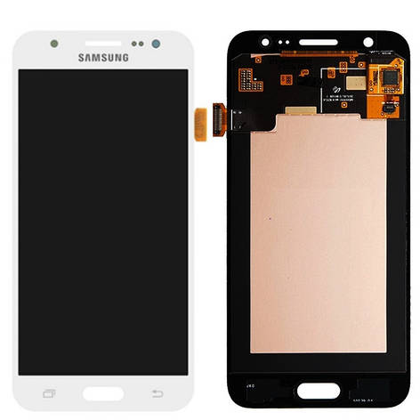 Дисплей (LCD) Samsung GH97- 17667A J500H Galaxy J5 с сенсором белый сервисный, фото 2