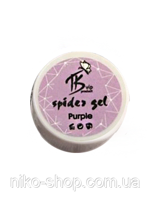 Гель-павутинка TK spider gel, пурпурний 5 мл