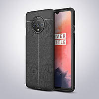 Чохол Auto Focus для OnePlus 7T силікон Original Soft Touch чорний