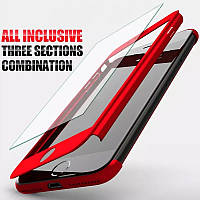 Чохол протиударний для Iphone 7 plus/Iphone 8 plus red + скло