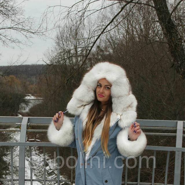фотоотчет от покупателя Парка женская с мехом