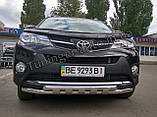 Мухобойка, дефлектор капота Toyota RAV 4 2013-2018 (Sim), фото 4