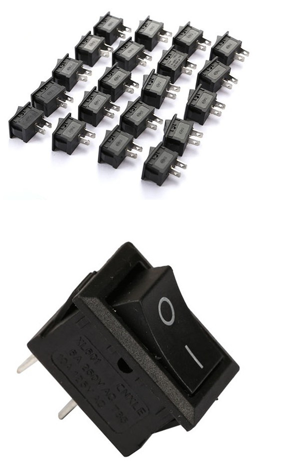 Тумблер KCD11-101 6A 125V/3A 250V
