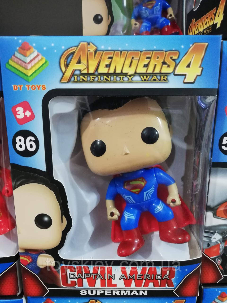 Фігурка Funko Pop Фанко Поп Месники Фінал Капітан Америка Супер мен Superman (аналог)