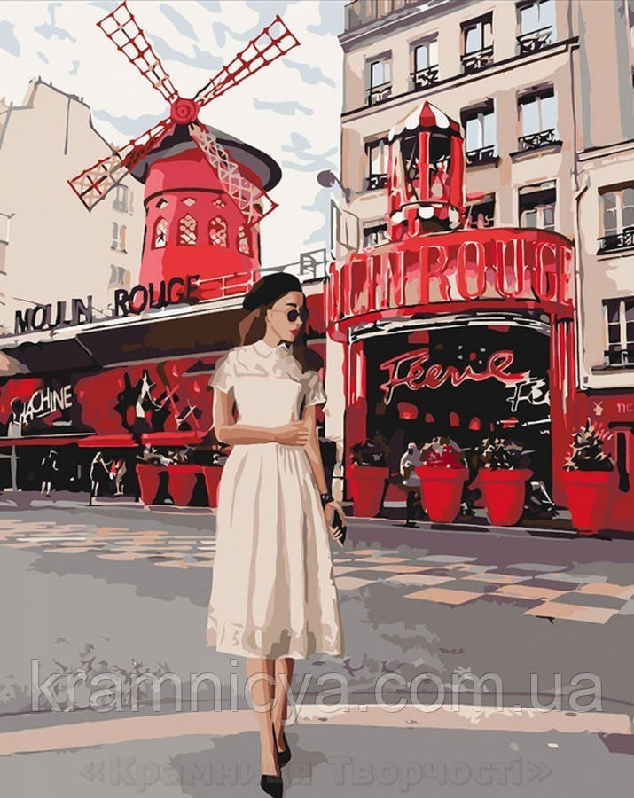 Картина за номерами 40x50 Moulin Rouge, Ідейка (КНО4657)
