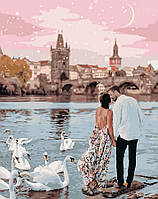Картина по номерам 40x50 Прогулка по Праге, Идейка (КНО4652)