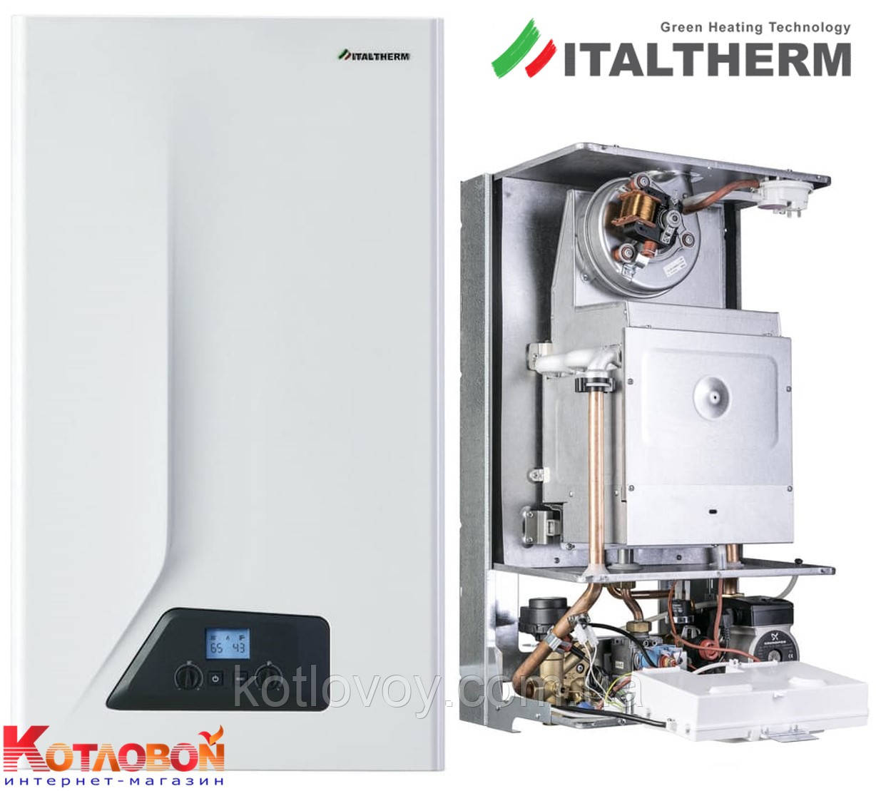 Двоконтурний газовий котел Italtherm City Class F