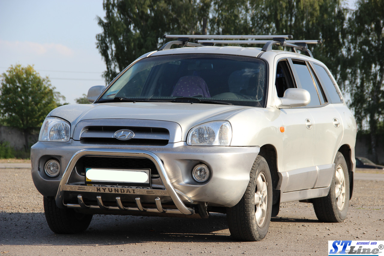 Кенгурятник Hyundai Santa Fe (00-06) Захист Переднього Бампера ...