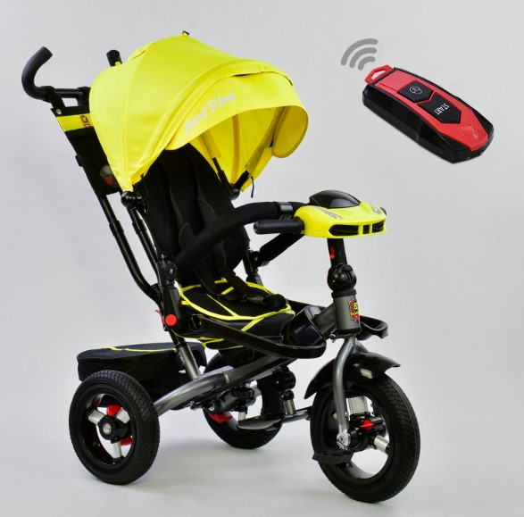 Триколісний велосипед Best Trike поворотне сидіння на 360 надувні колеса, складане кермо, ПУЛЬТ ЗВЕТ МАЙЗИКА