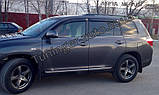 Вітровики, дефлектори вікон Toyota Highlander 2008-2013 (HIC/Тайвань), фото 7