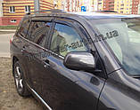 Вітровики, дефлектори вікон Toyota Highlander 2008-2013 (HIC/Тайвань), фото 8