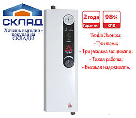 Електричний котел TENKO Економ 3 кВт 220В ⭐ Народний вибір для дому до 45 м² | 3 режими потужності!