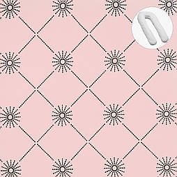 Наволочка на блискавці (для подушки для вагітних), рожева No1