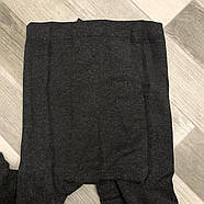 Колготки жіночі бавовна з начосом Шугуан, розмір 6XL, 4 розмір (52-54), темно-сірі, 1116-1, фото 3