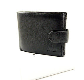 Чоловічий шкіряний гаманець Cardinal 12,5 x 10 x 3 см Чорний (k20-538/1)