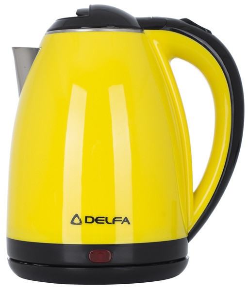 Электрочайник DELFA DK-3500X Yellow - фото 1 - id-p1106136158