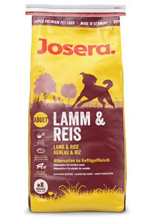 Сухий корм Josera Lamm & Reis для дорослих собак, баранина і рис 15 кг
