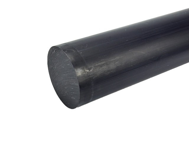 Капролон - Поліамід ПА6, d 70х1000мм, PA 6, пруток Чорний, фото 1