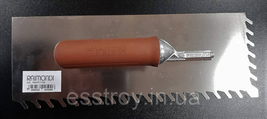 Шпатель зубчастий 36х12 см., фото 1