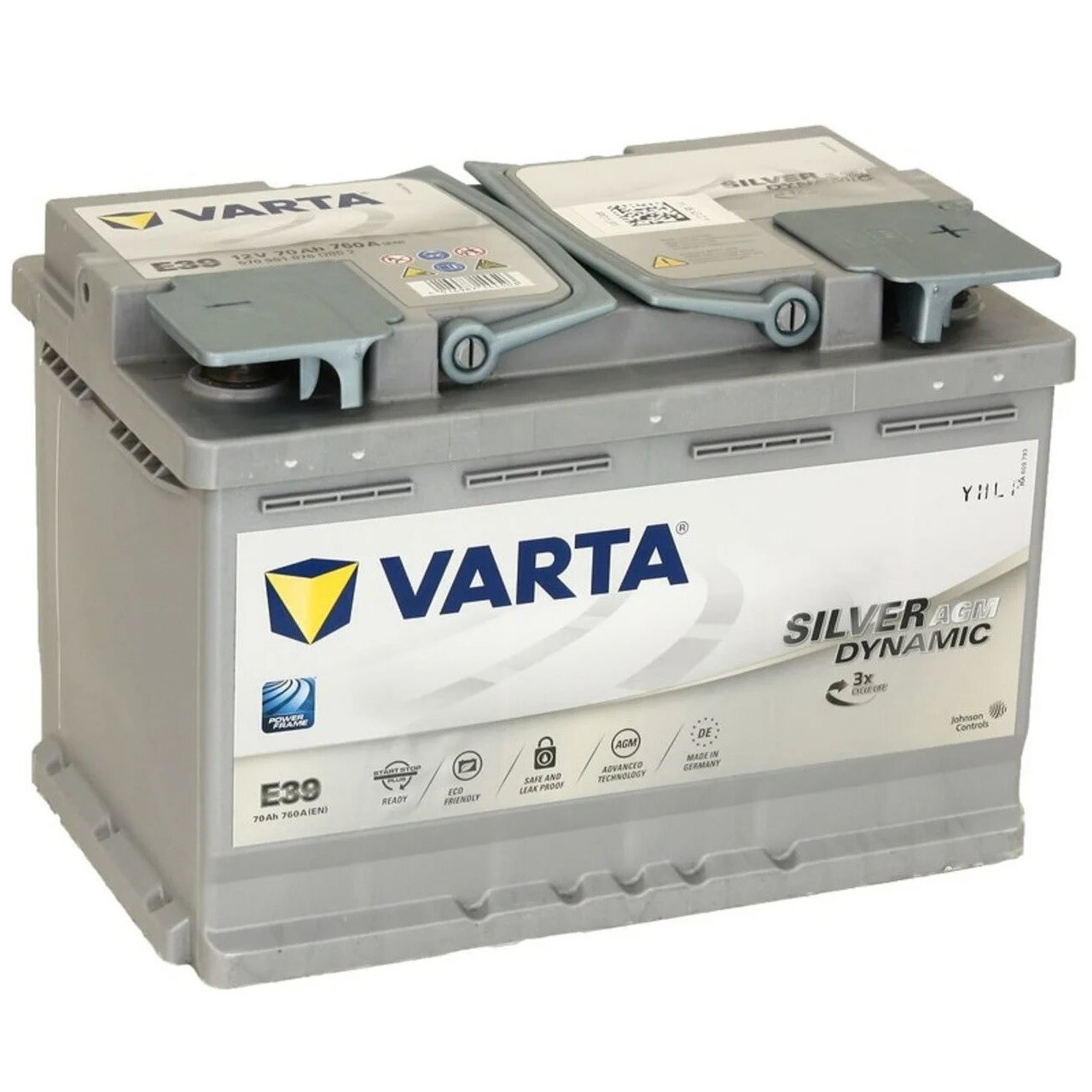 Аккумулятор VARTA 6СТ 70 Silver Dynamic AGM (E39): продажа, цена в Киеве.  Автомобильные аккумуляторы от Электромотор - 1106196295