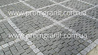 Колота тротуарна плитка 10*10 90/10% сіра/світло-сіра