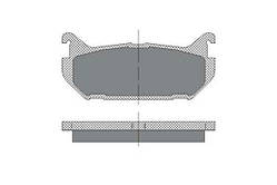 SP 197 PR Комплект задніх гальмівних колодок SCT MANNOL