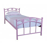 Детская односпальная кровать Eagle MARLENA 900х2000 (E2110) Розовый