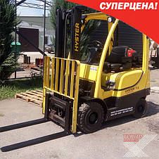 Німецький газовий вилковий навантажувач 1,6 тонни Hyster H1.6FT б/у, фото 3