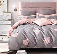 Комплект постельного белья Бязь Голд Розовое сердечко