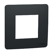 Рамка 1-постова антрацит Unica New NU200254