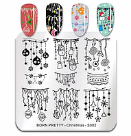 Пластина для стемпінгу BORN PRETTY - Cristmas-S002