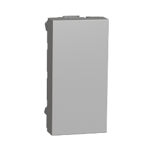 Заглушка 1 модуль алюміній Unica New NU986530, фото 1