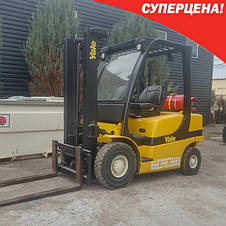Газовий вилочний навантажувач 2,5 тонни Yale GLP25VX б/у, фото 2