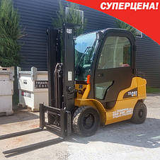 Газовий вилочний навантажувач Caterpillar GP25N б/у, фото 2