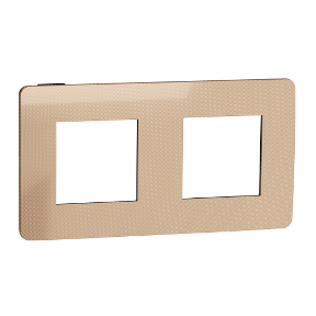 Рамка 2-постова, Мідь/антрацит Unica New NU280458, фото 1