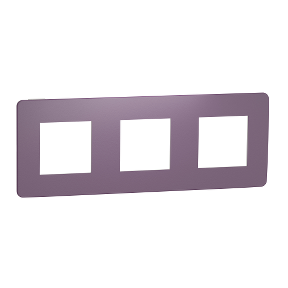 Рамка 3-постова, Ліловий/білий Unica New NU280614
