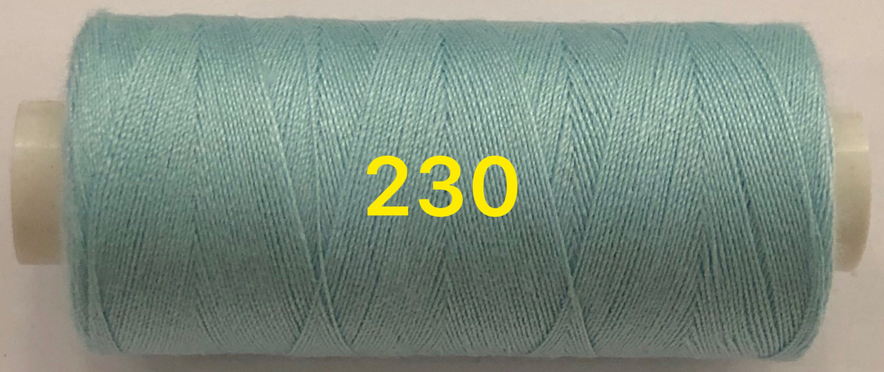 Швейна нитка Kiwi 40/2 400 ярдів No230 Блакитні, фото 1