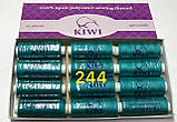 Швейна нитка Kiwi 40/2 400 ярдів No244 Блакитні, фото 2