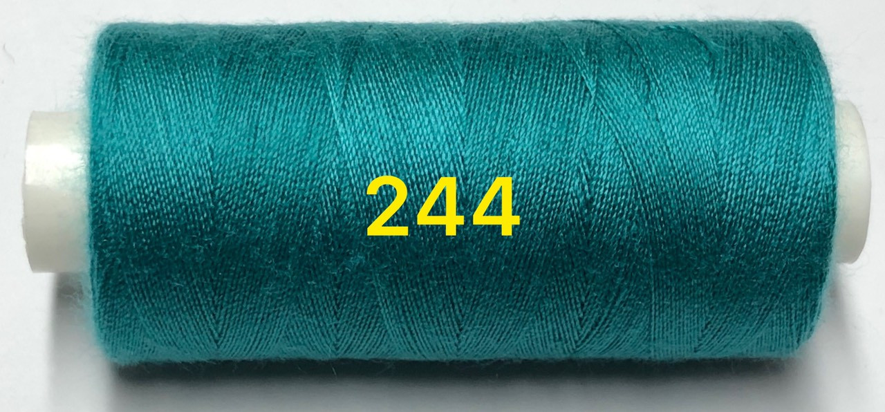 Швейна нитка Kiwi 40/2 400 ярдів No244 Блакитні, фото 1