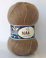 Пряжа Nako «Mohair Delicate» № 6704 (Нако Мохер Деликат) Коричневый