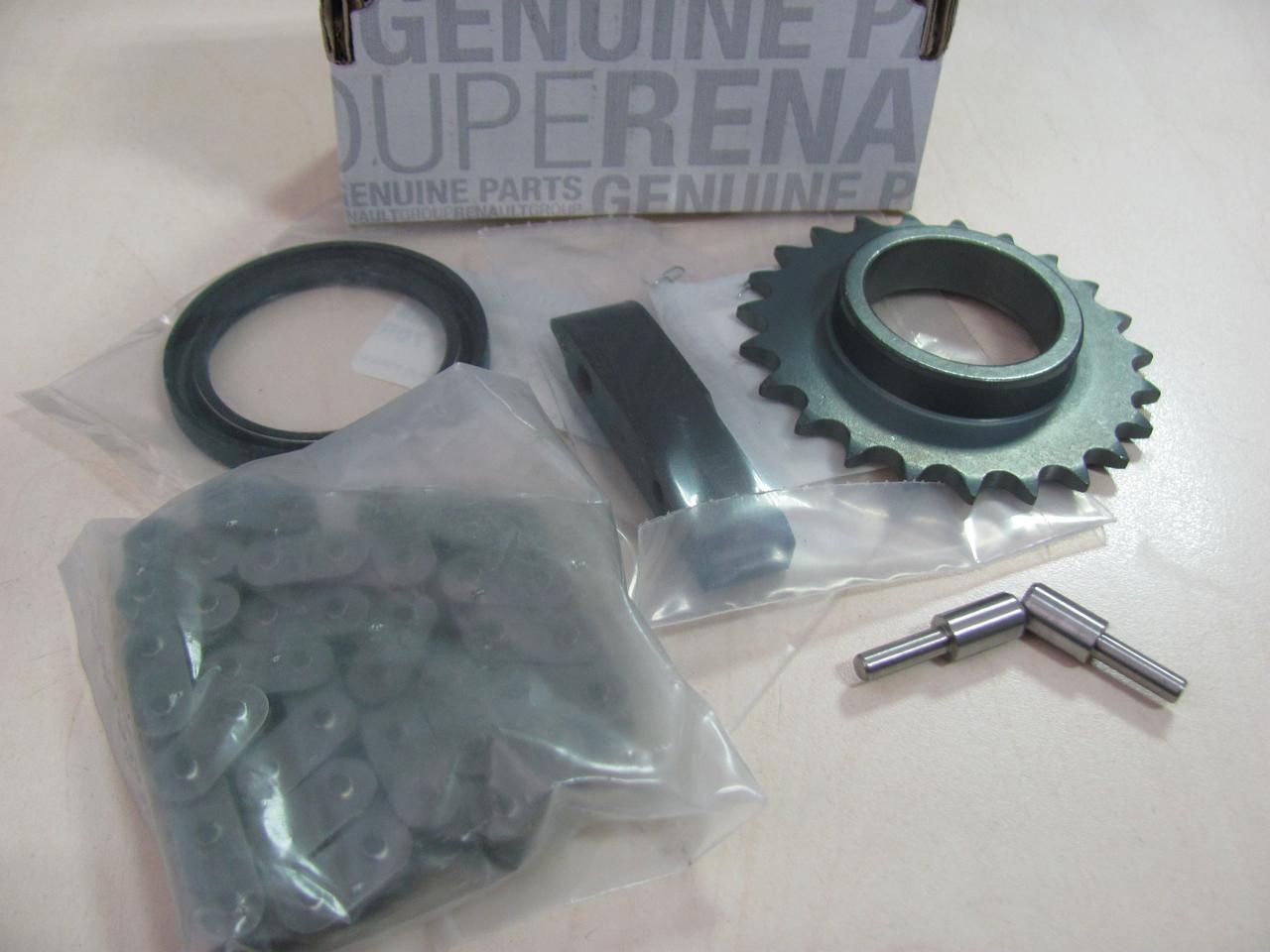 Комплект ланцюга привода масляного насоса Renault Trafic | Opel Vivaro | 1.9dCi | RENAULT 7701473163, фото 1