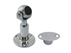 Неіржавкий магнітний тримач дверей із коригуванням висоти та повороту, з монтажною пластиною