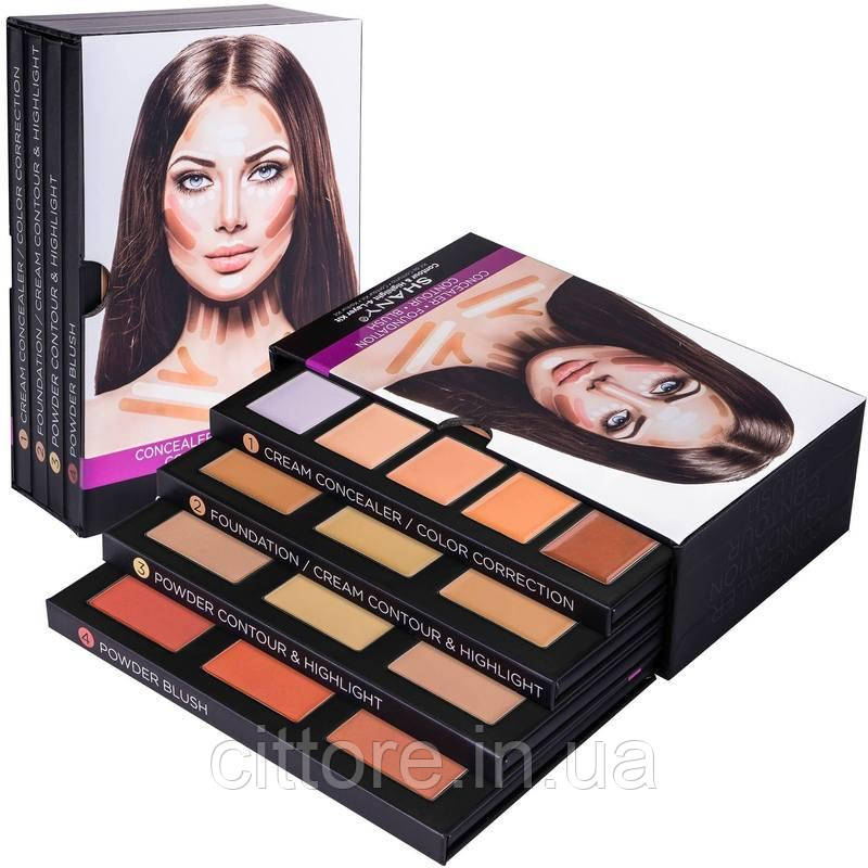 4 Layer Contour and Highlight Makeup Kit