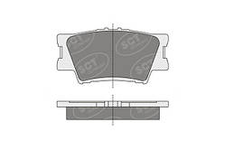 SP 336 PR Комплект задніх гальмівних колодок SCT MANNOL Тойота камрі
