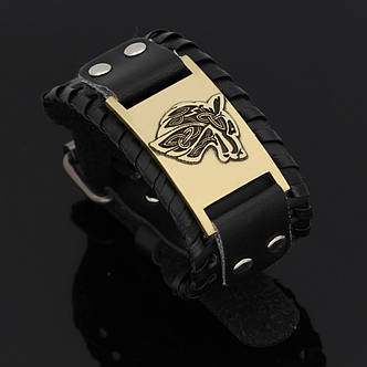 Браслет скандинавський Вовк, фото 3