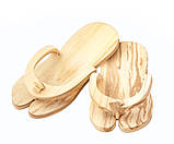 Одноразові капці-в'єтнамки для салонів, саун, бань, готелів, т. 8 мм EVA щільність 80-100 кг/33, розмір 39-40, фото 3