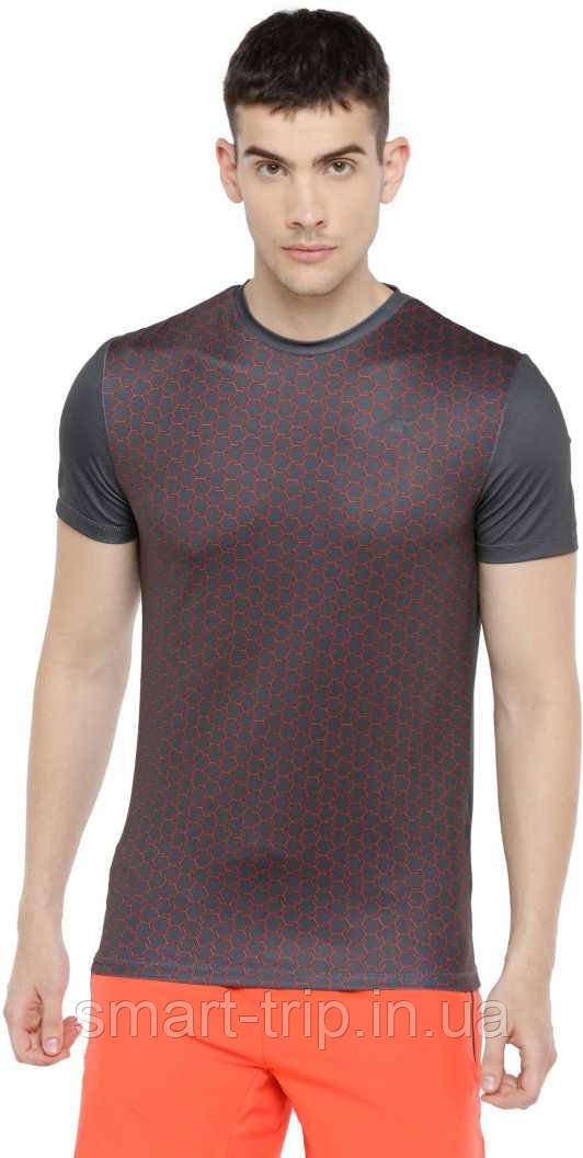Чоловіча футболка 4F Dry XL сірий/червоний 1 = 2 Men (H4L19-TSMF003-22S)