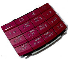 Клавиатура Nokia X3-02 (rus/eng) Red