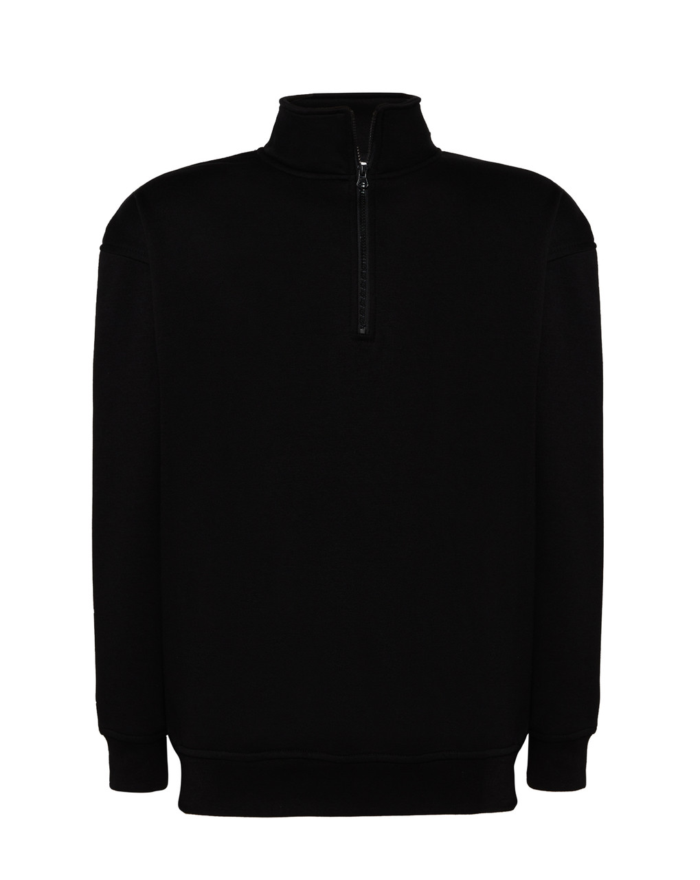 Чоловіча толстовка JHK HALF ZIP SWEATSHIRT колір чорний (BK)