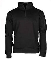 Реглан тактический утепленный TACTICAL SWEAT-SHIRT WITH ZIPPER черный 11472502